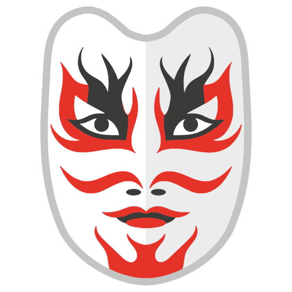 SVG Japanese mask