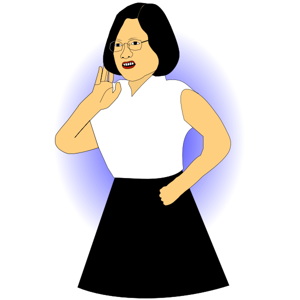 SVG Japanese politician lady