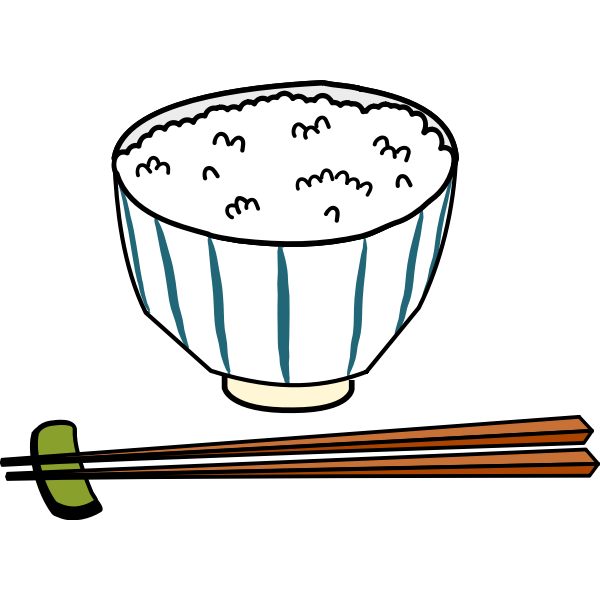 SVG Japanese Rice Bowl