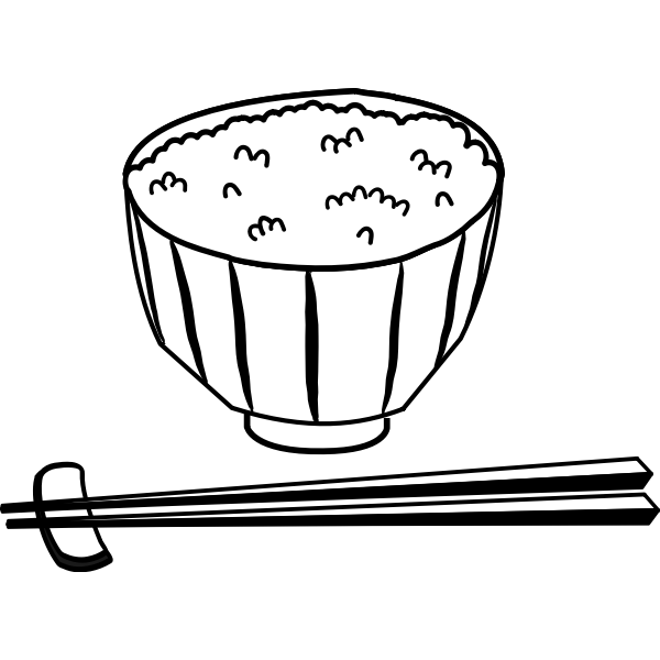 SVG Japanese Rice Bowl