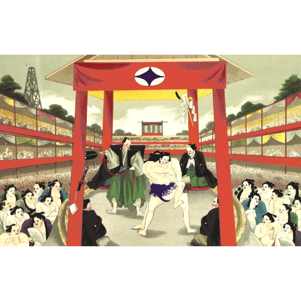 SVG Japanese scene