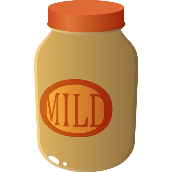 SVG Jar of mild sauce