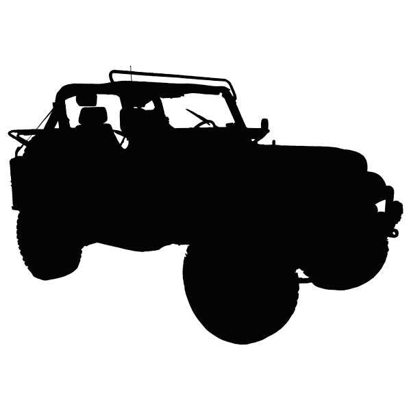SVG Jeep silhouette