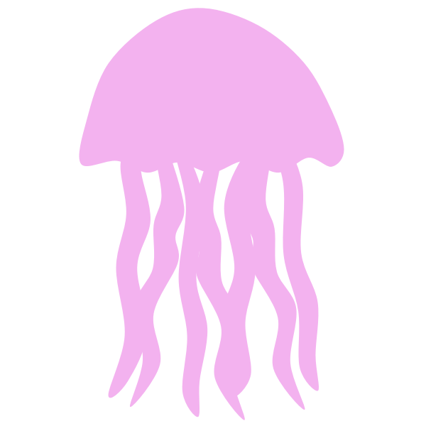 SVG Jellyfish Silhouette