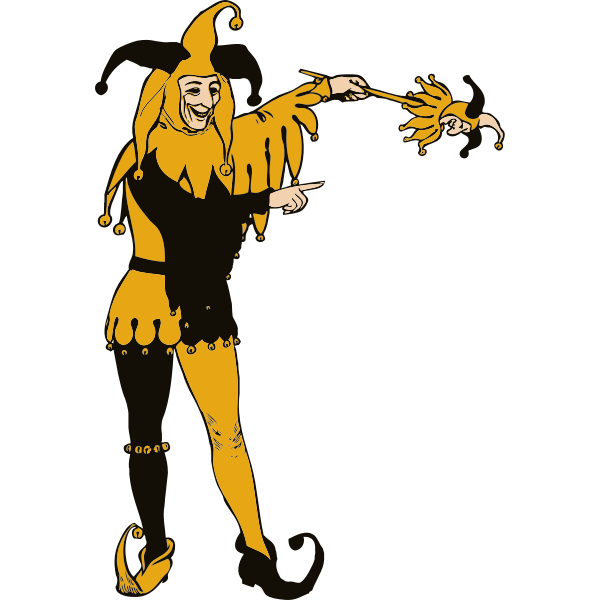 SVG Jester vector graphics