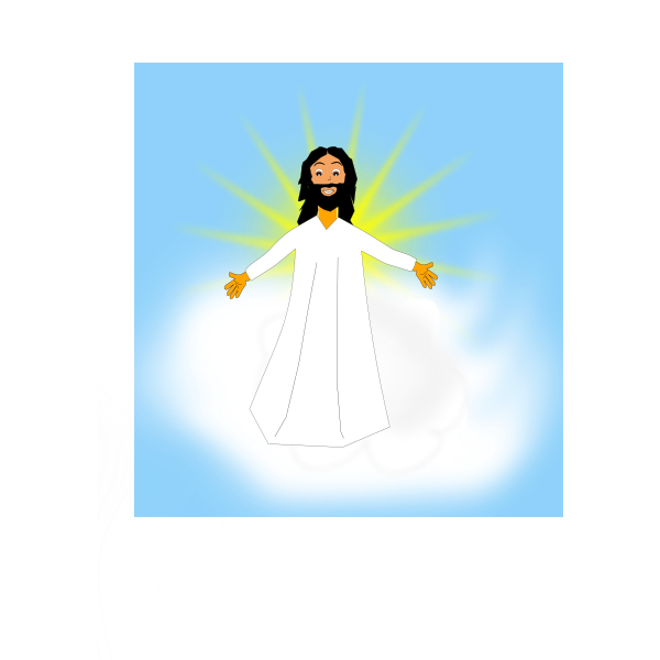 SVG Jesus Christ vector image