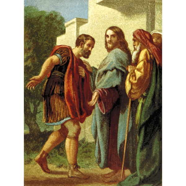 SVG Jesus with soldier