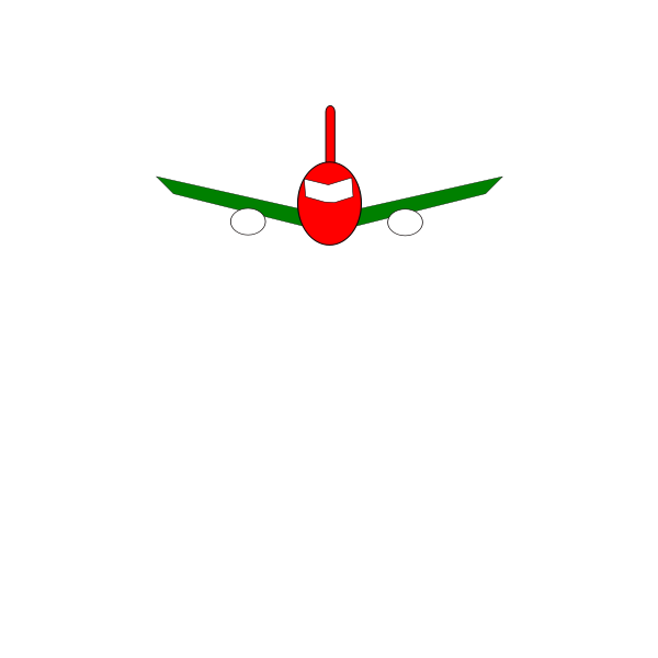 SVG Jet front view