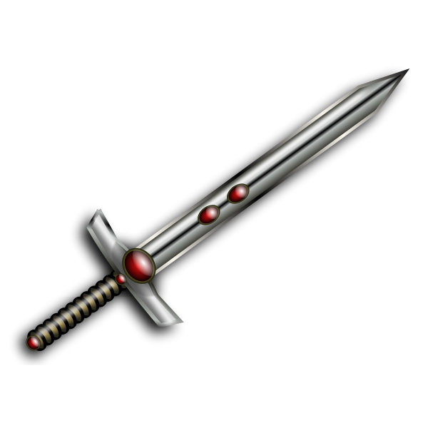 SVG Jeweled sword