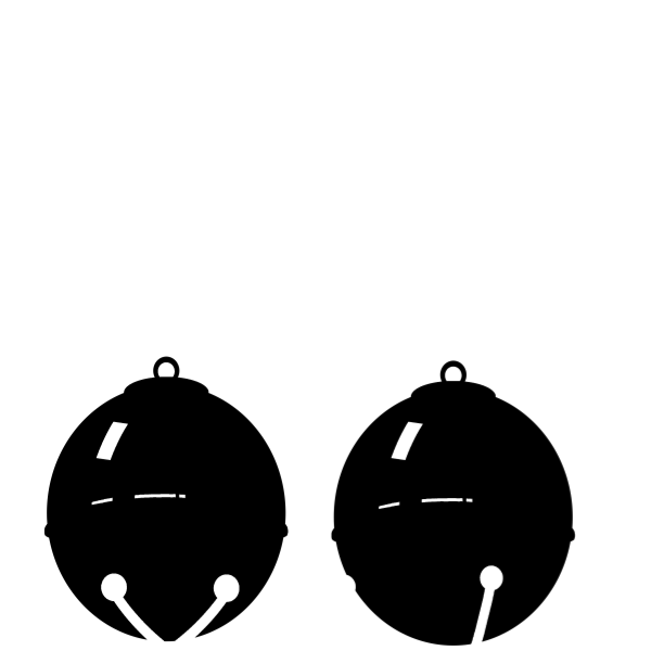 SVG Jingle Bells Silhouette