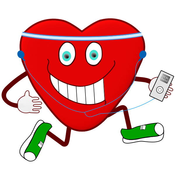 SVG Jogging heart