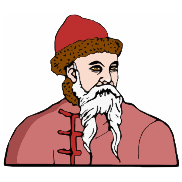 SVG Johannes Gutenberg039s portrait