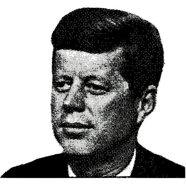 SVG John Fitzgerald Kennedy