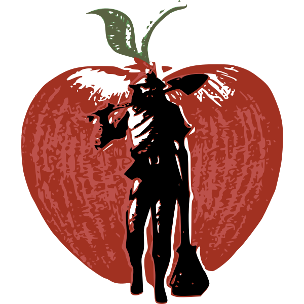 SVG Johnny Appleseed stamp