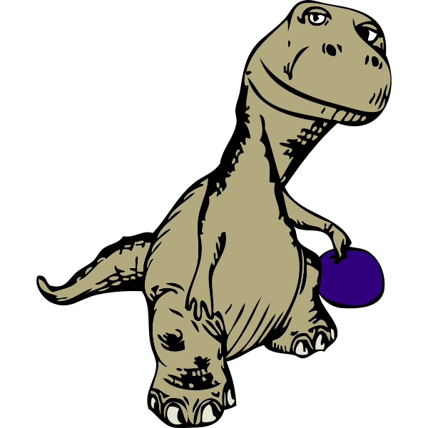 SVG johnny automatic dinosaur remix
