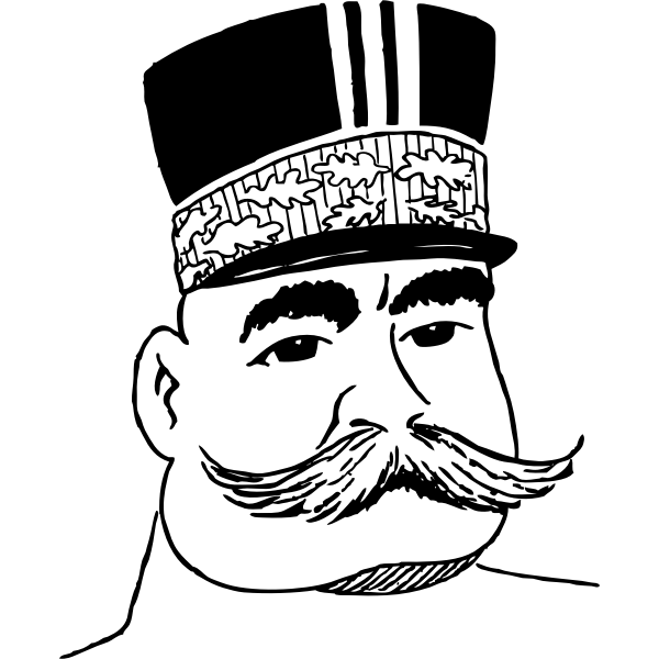 SVG Joseph Joffre Vector Image