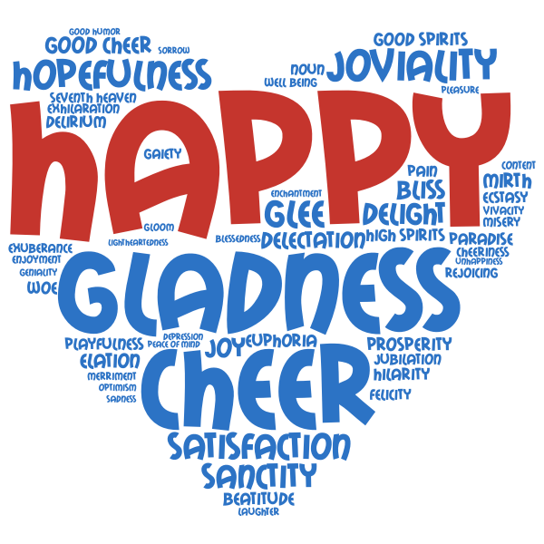 SVG Joyful Heart Typography