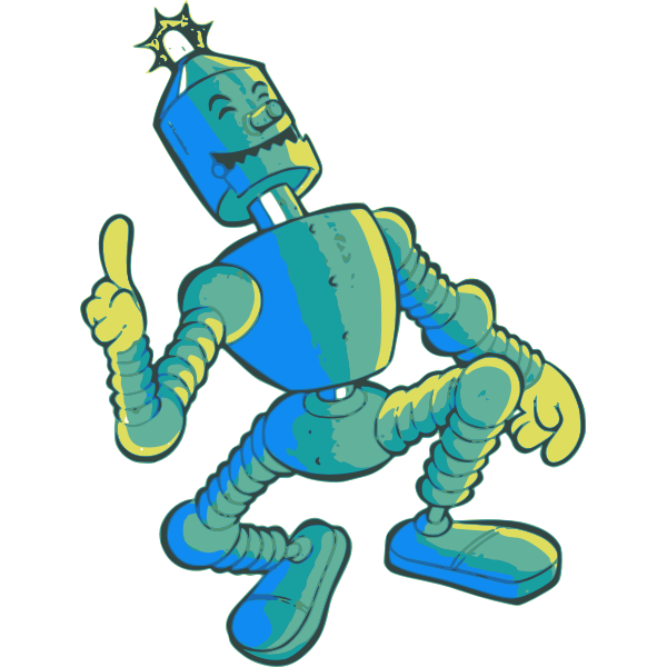 SVG Joyous robot
