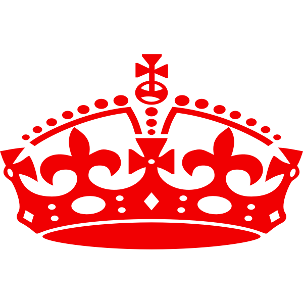 SVG jubilee crown red
