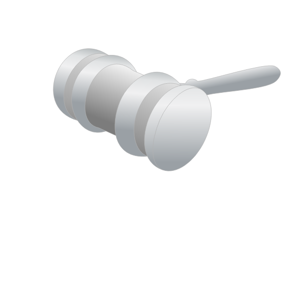 SVG Judge hammer icon vector illustration