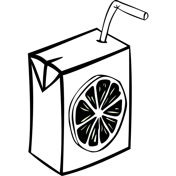 SVG Juice box vector graphics