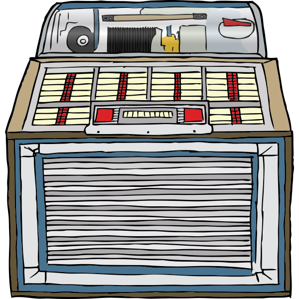 SVG Jukebox vector illustration