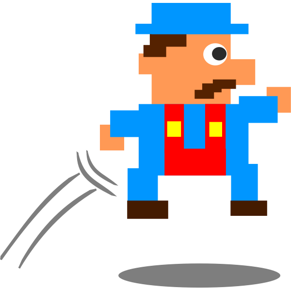 SVG Jumping guy