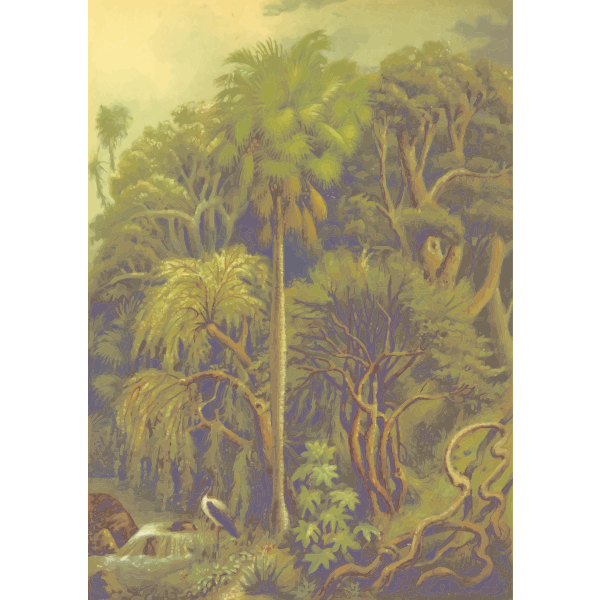 SVG Jungle vegetation