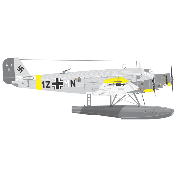 SVG JUNKERS 52 aircraft