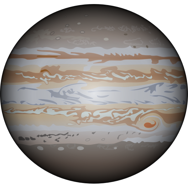 SVG Jupiter planet