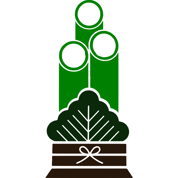 SVG Kadomatsu vector illustration