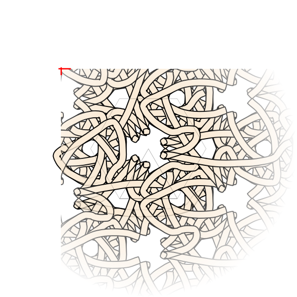 SVG kaleidoscope infinite repeat