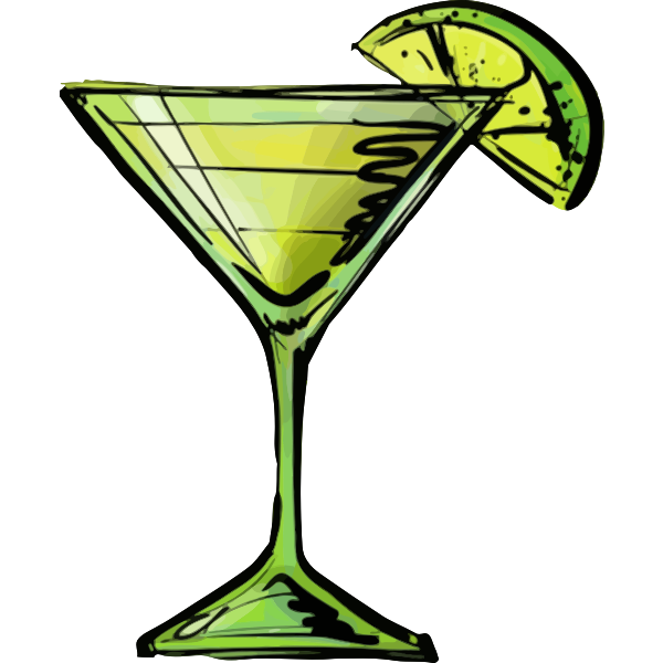 SVG Kamikaze cocktail