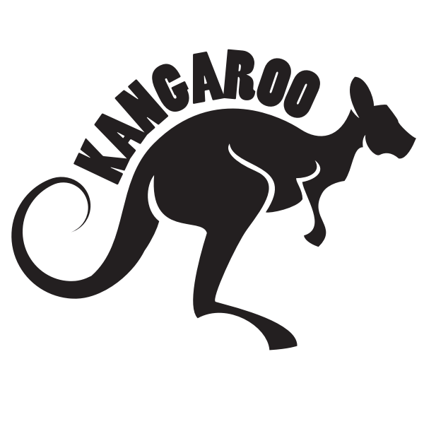 SVG Kangaroo silhouette cut file