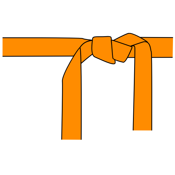 SVG Karate belt vector