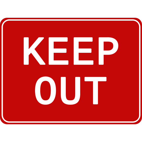 SVG Keep out Sign-1573495265