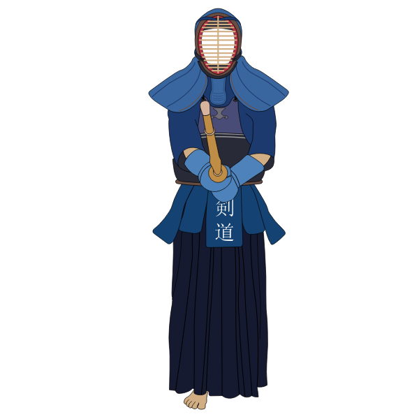 SVG Kendo uniform vector image