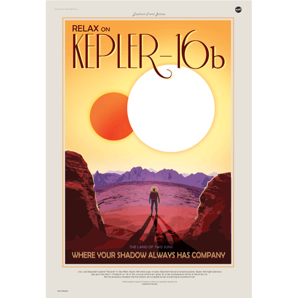 SVG Kepler NASA poster