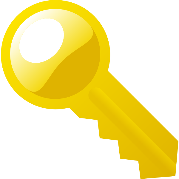 SVG Key vector icon
