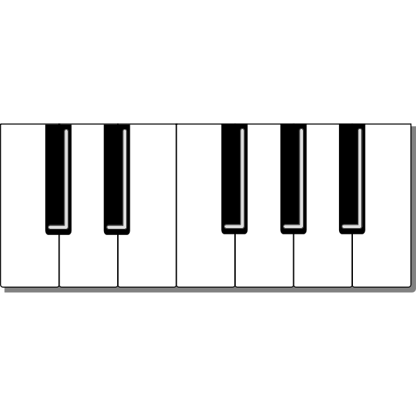SVG Keyboard pictogram vector image