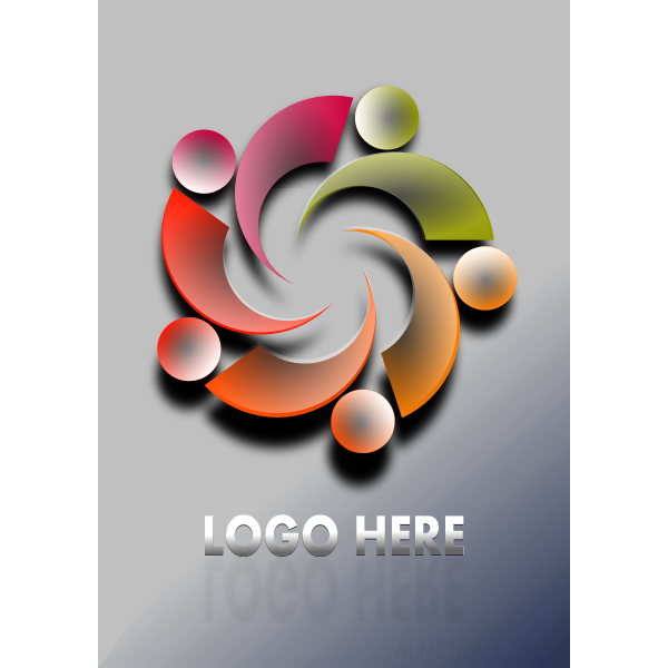 SVG Keyhole sign vector clip art