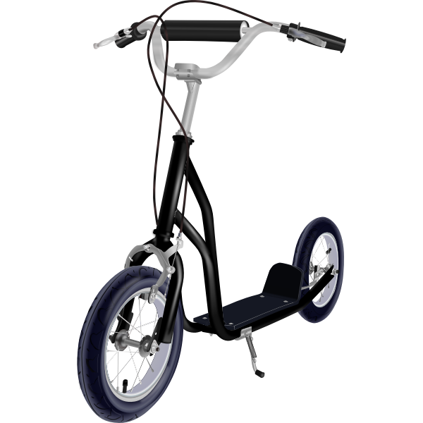SVG Kick scooter vector illustration