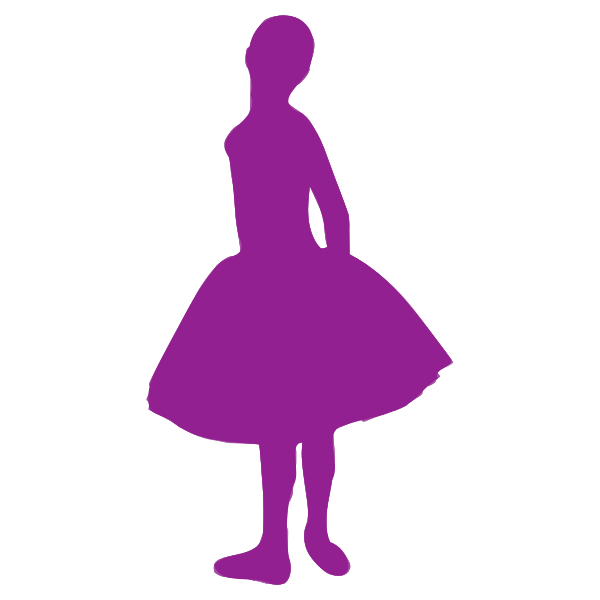 SVG Kid ballerina