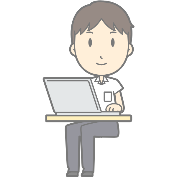SVG Kid using laptop