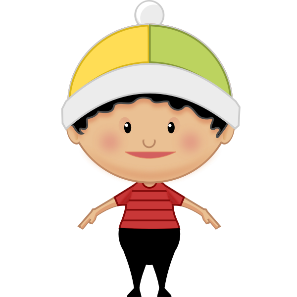 SVG Kid with cap