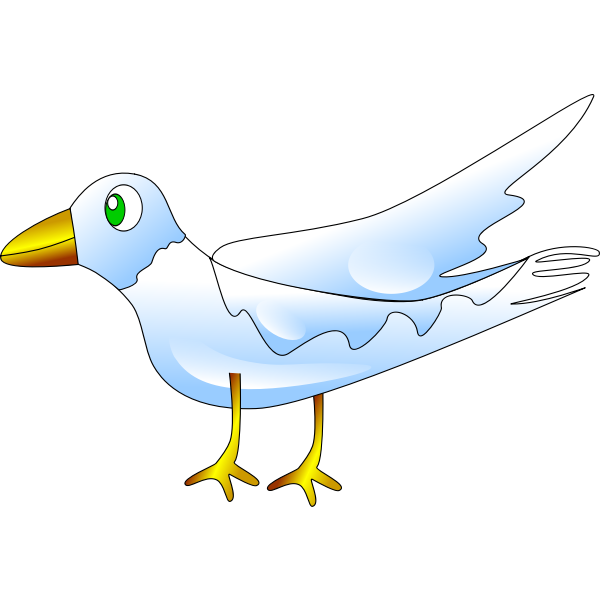 SVG Kid039s book bird drawing