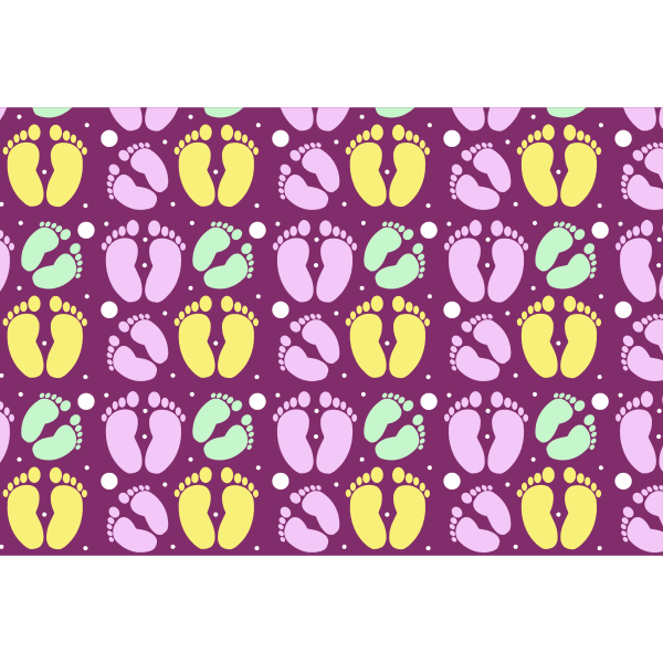 SVG Kid039s footprints
