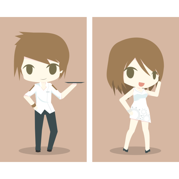 SVG Kids dancing