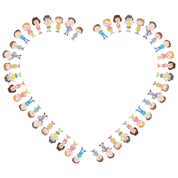 SVG Kids in heart