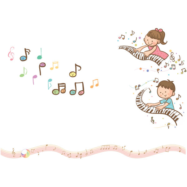SVG Kids playing music
